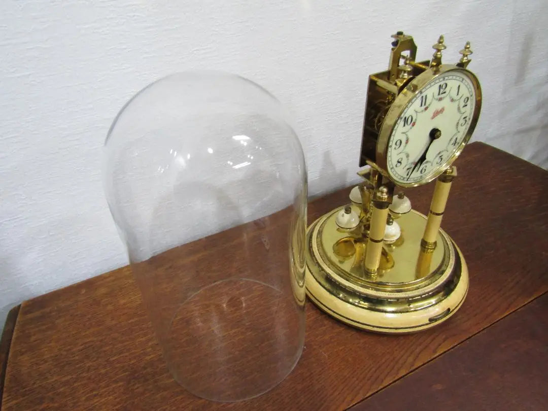 German Vintage Table Clock Made in Schatz, Rare Item