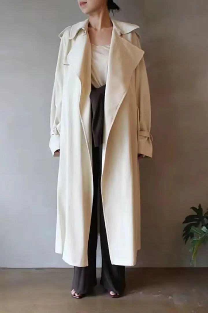 AURALEE WOOL MAX GABARDINE TRENCH COAT | AURALEE WOOL MAX GABARDINE TRENCH COAT