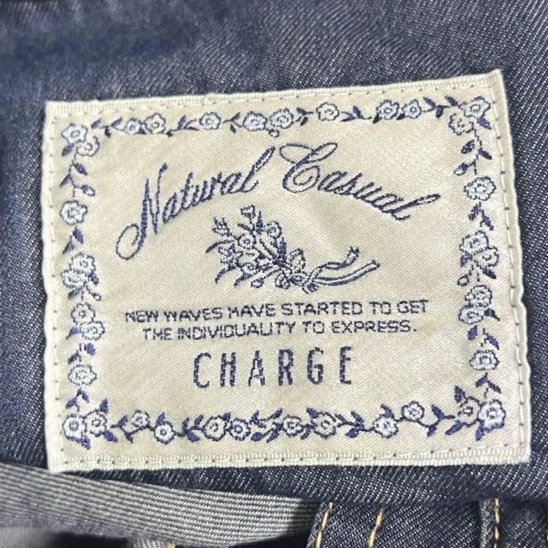 1311 [Renown CHARGE] Denim Jacket L Size G-Jean Made in Japan