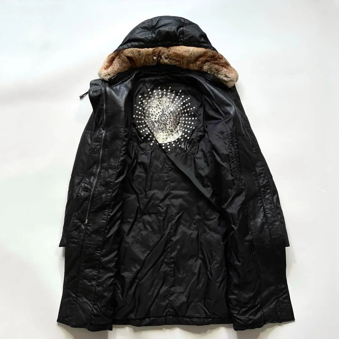 Balman Lamb Leather Down Jacket Mod Court Balmain Long | バルマン ラム レザー ダウン ジャケット モッズコート BALMAIN ロング