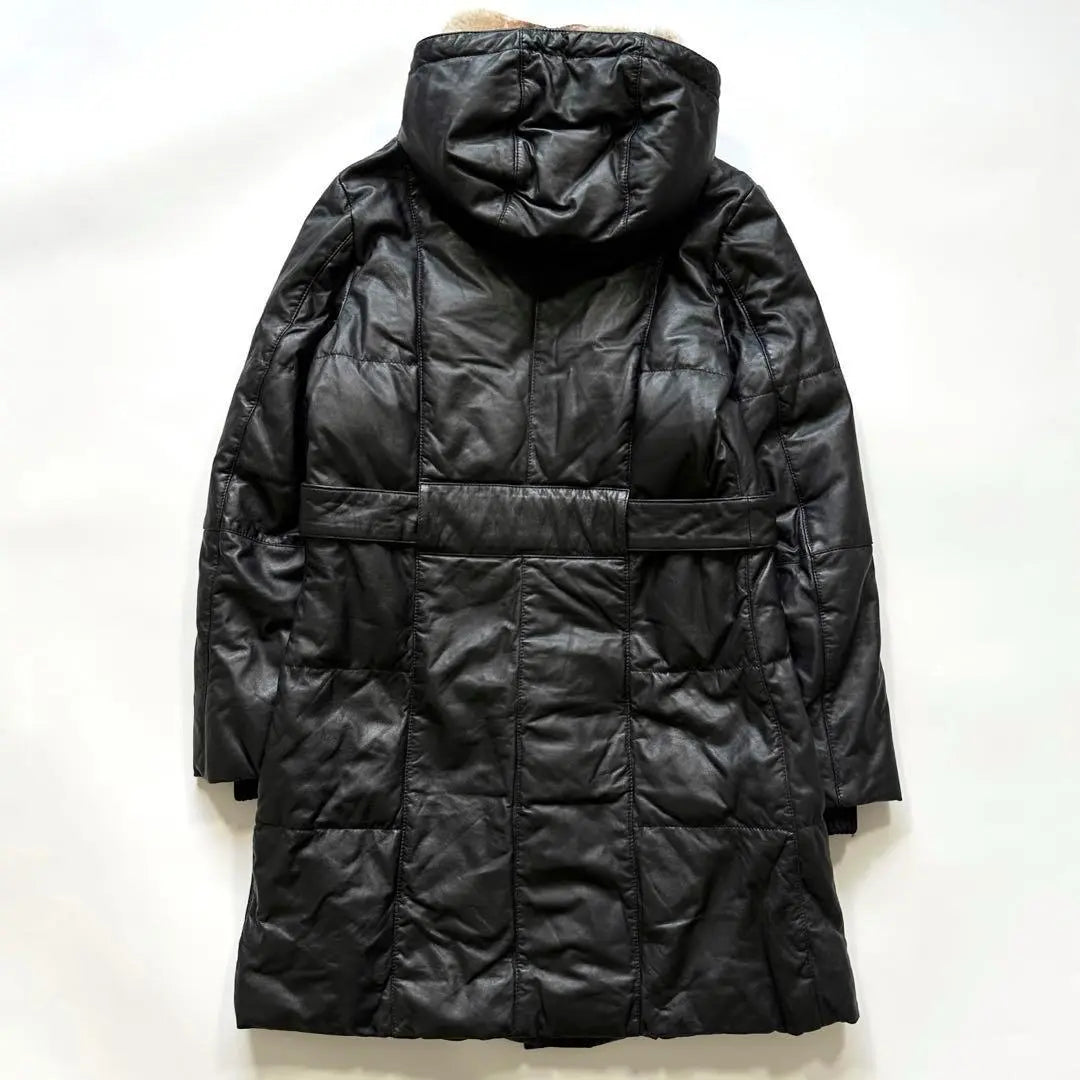 Balman Lamb Leather Down Jacket Mod Court Balmain Long | バルマン ラム レザー ダウン ジャケット モッズコート BALMAIN ロング