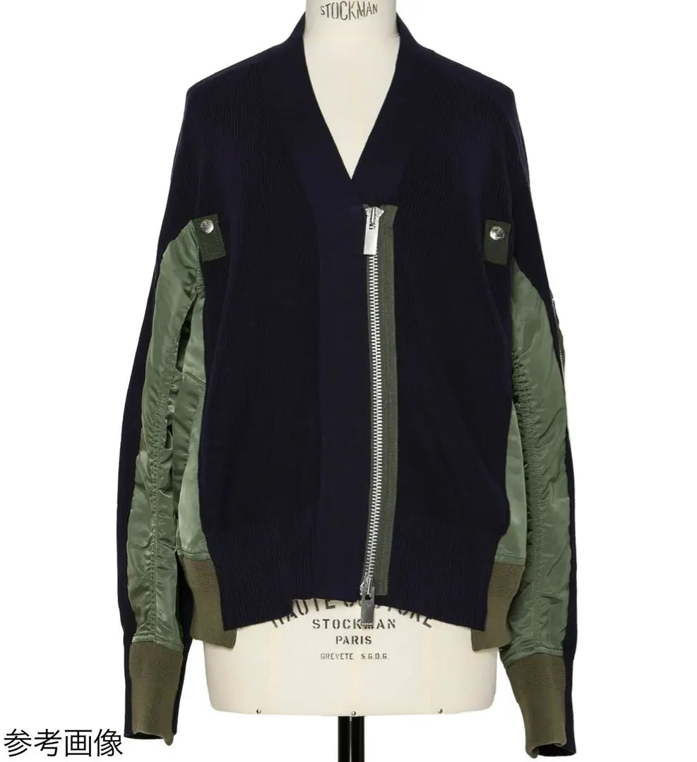 sacai MA-1 cardigan size 1