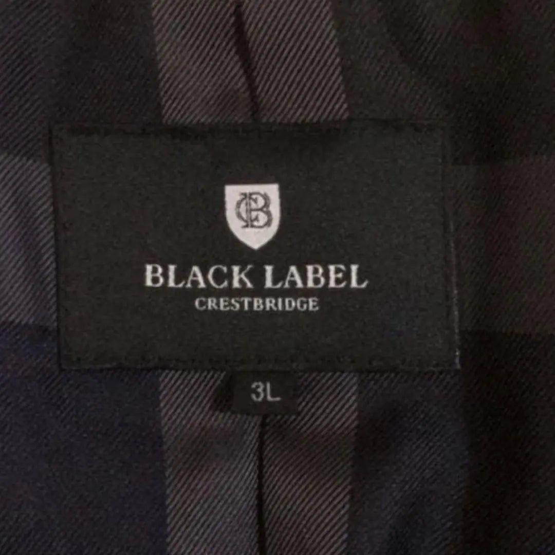 [Large size] Black Label Crest Bridge Tailored Jacket Check