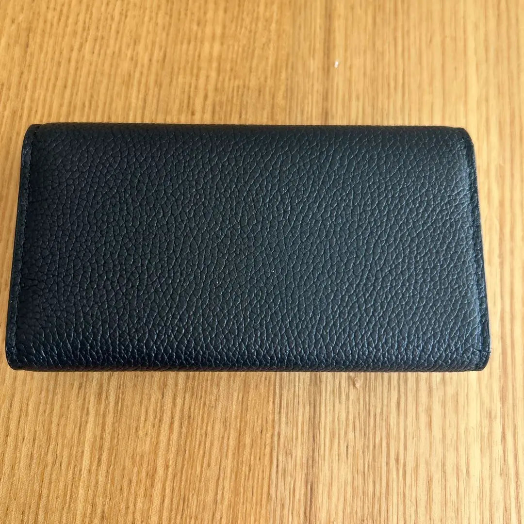 Estuche para llaves de cuero negro Paul Smith sin usar, piel de vaca y oveja