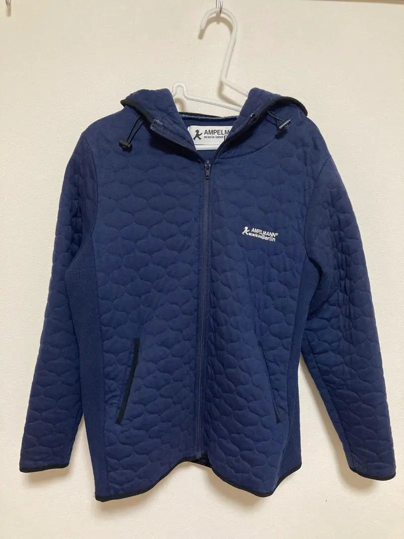 [Rare item] AMPELMANN Navy Quilted Jacket