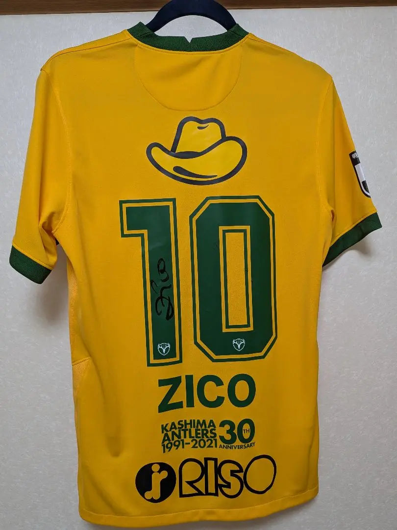 [Kashima Antlers] 30th Anniversary Uniform 3rd Number 10 Zico M size