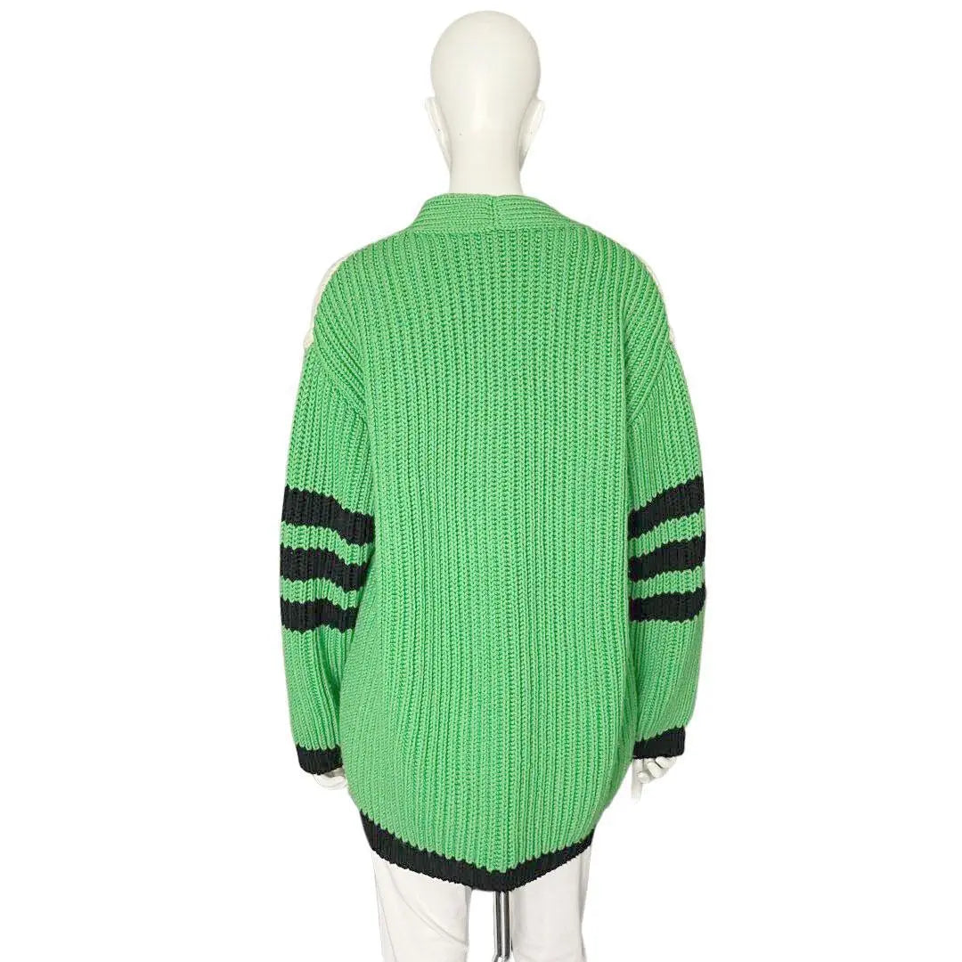 [Rare items] Adidas x Gucci Mixed Wool Knit Cardiga M 2Q69