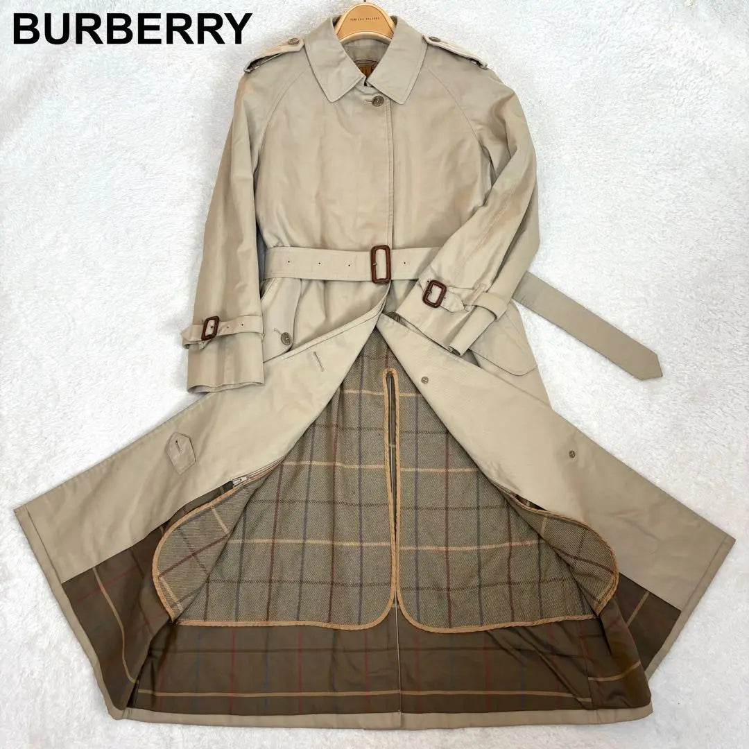 Largo 105 ☆ Burberry Trench Court Novice Liner Largo Beige | 着丈105☆バーバリー トレンチコート ノバチェック ライナー ロング ベージュ