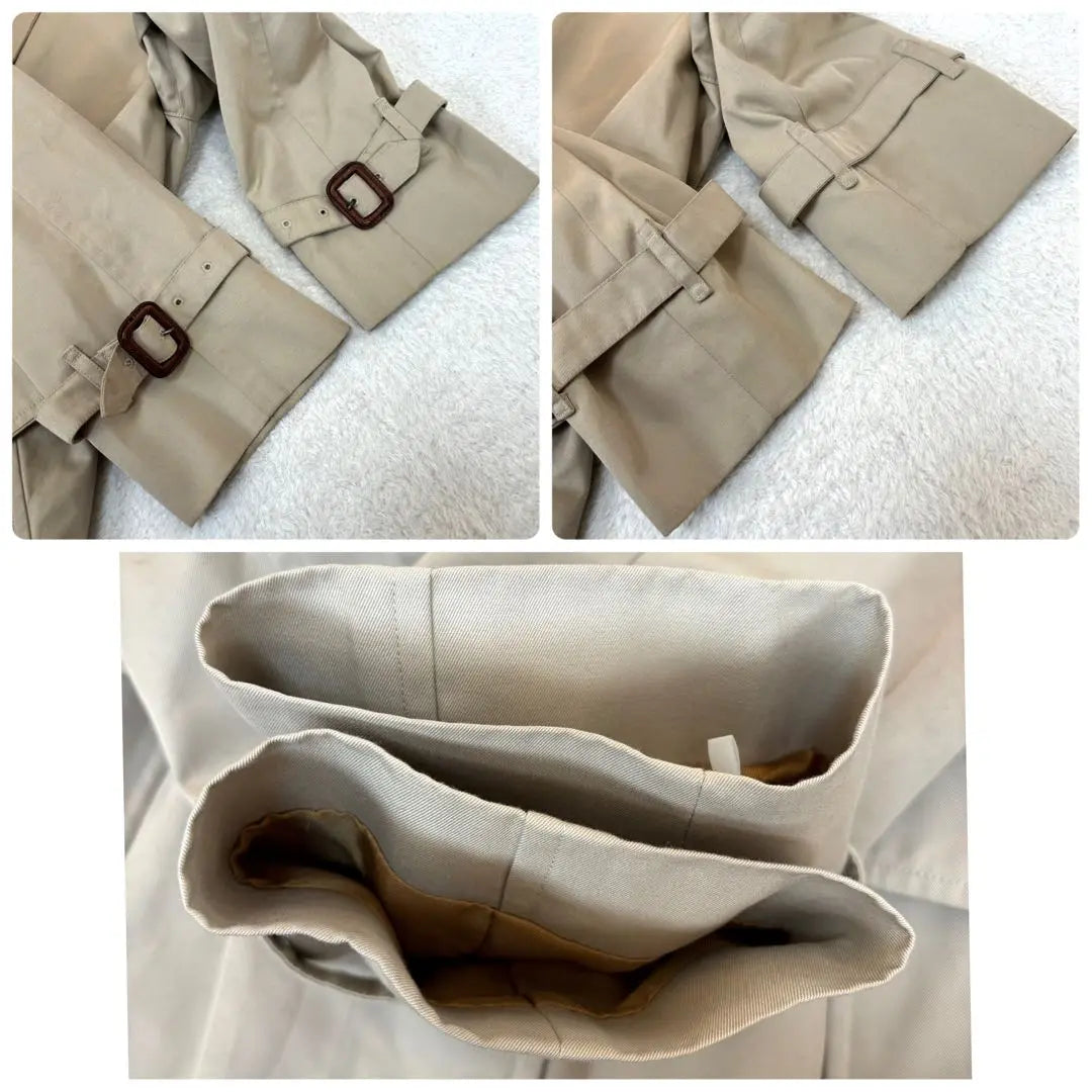 Length 105 ☆ Burberry Trench Court Novice Liner Long Beige