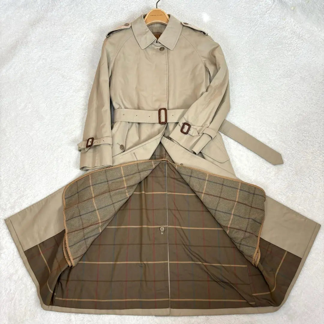 Length 105 ☆ Burberry Trench Court Novice Liner Long Beige