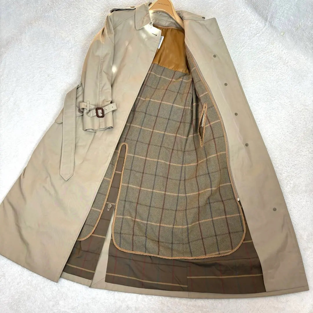 Length 105 ☆ Burberry Trench Court Novice Liner Long Beige