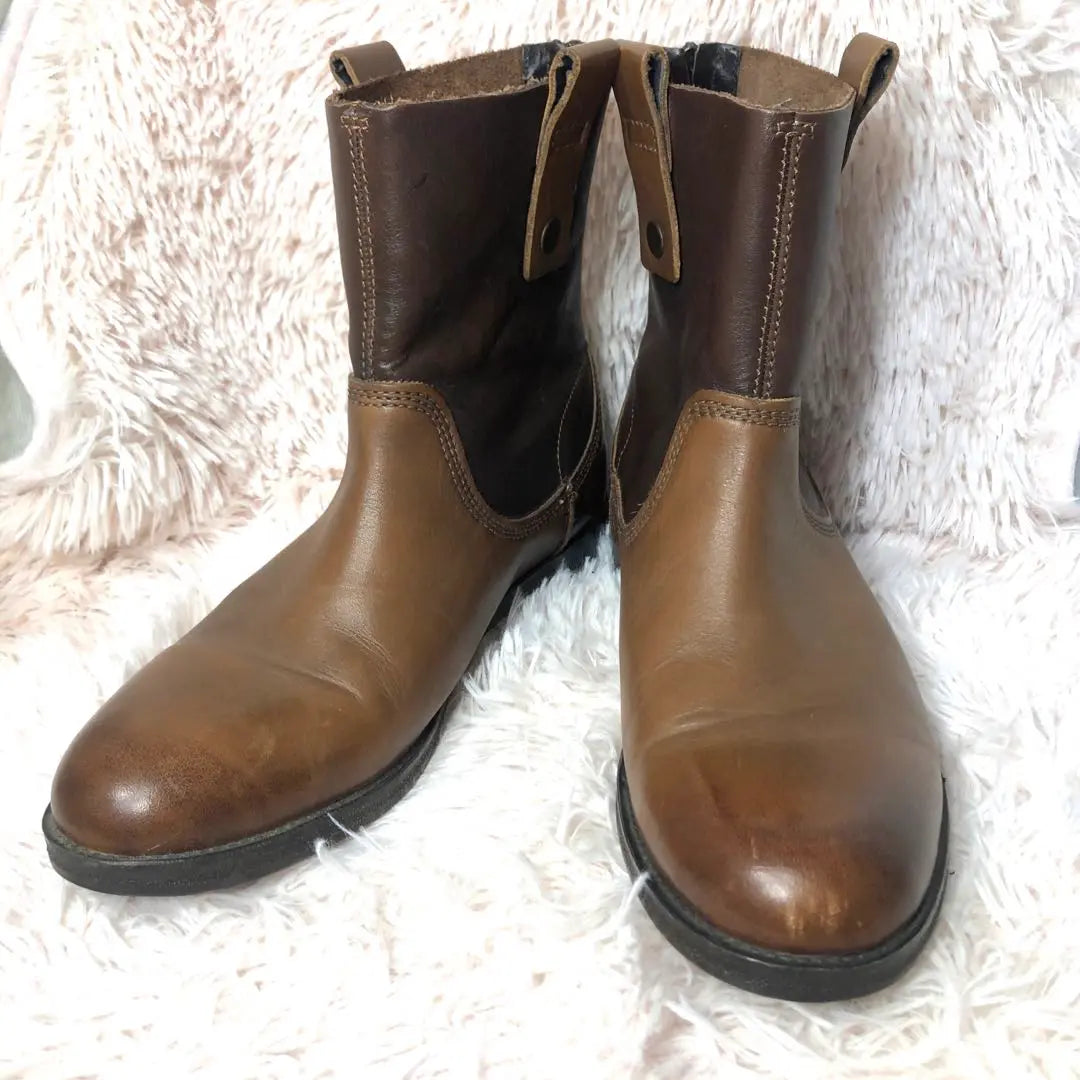 Botas de piel Clarks con cremallera trasera UK8 16501 20354985