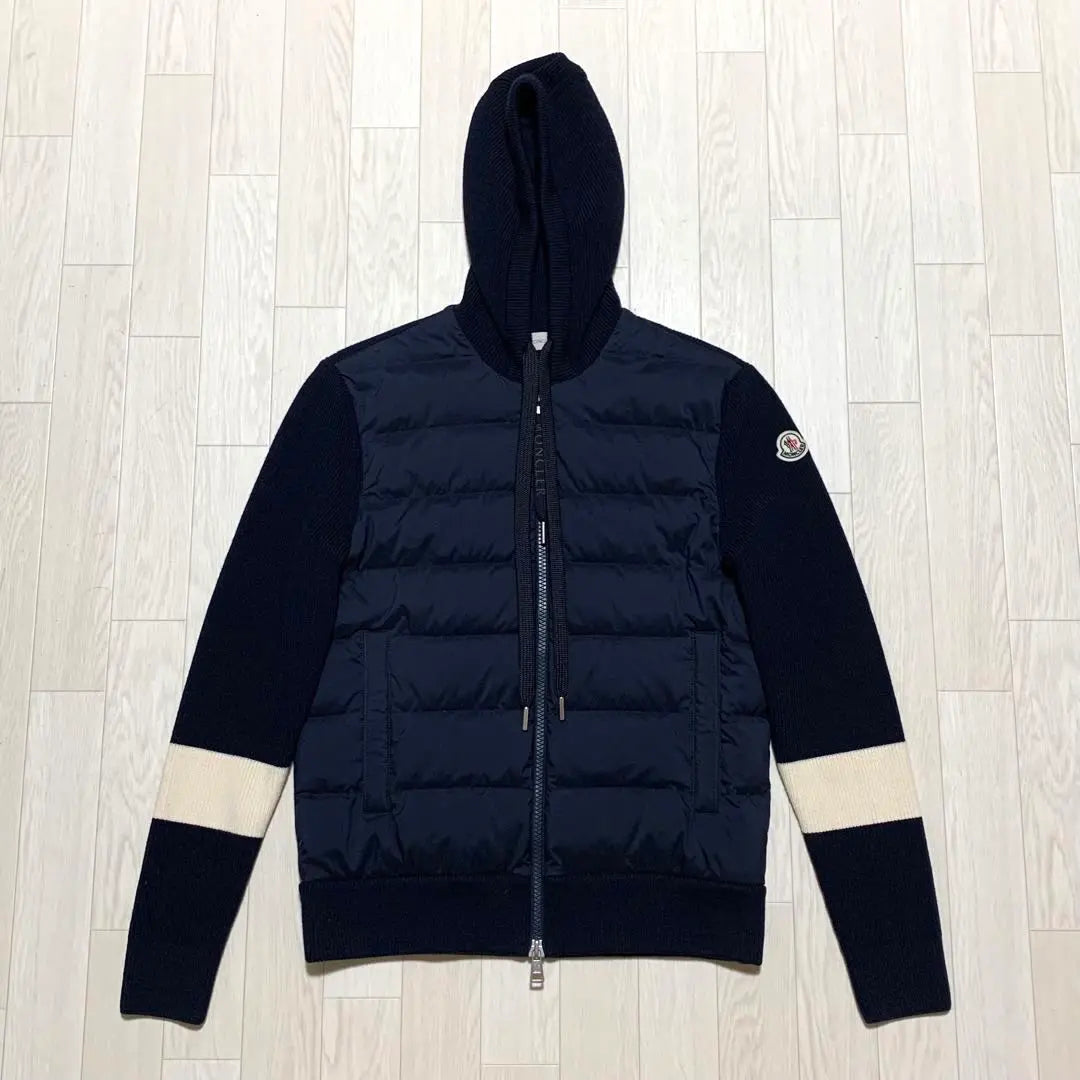 Superb condition Moncler Hybrid Cardigan S Navy 3P327