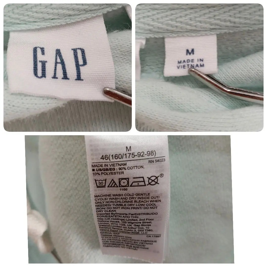 ◆Gap◆Long-sleeved hoodie XL sweatshirt thin fleece lining sweatshirt ◆t1473