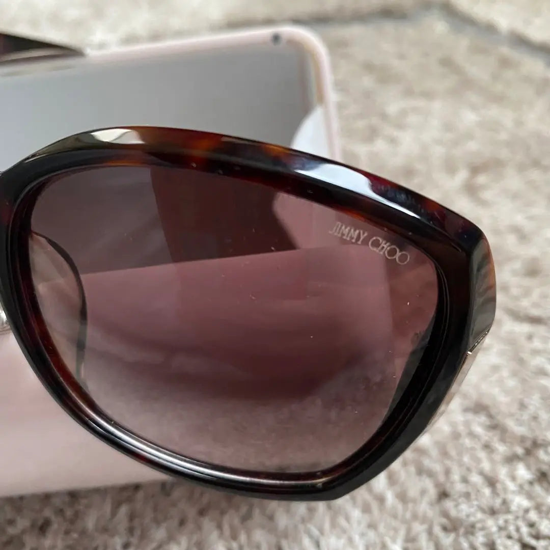 Jimmy Choo sunglasses with case for women