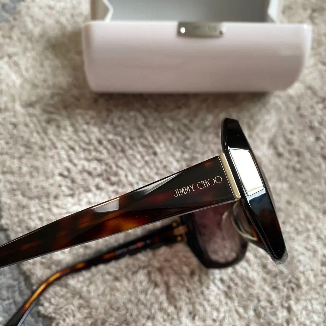 Jimmy Choo sunglasses with case for women