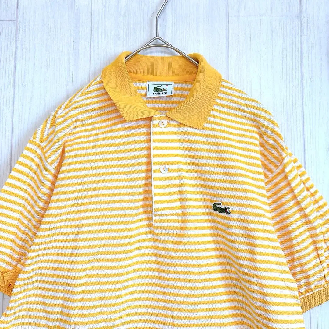 [LACOSTE] Lacoste short-sleeved polo shirt, yellow 3