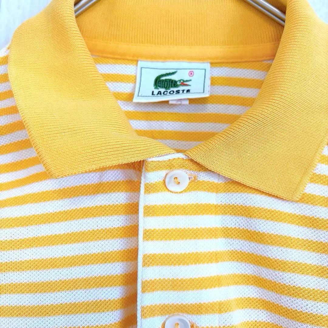 [LACOSTE] Lacoste short-sleeved polo shirt, yellow 3