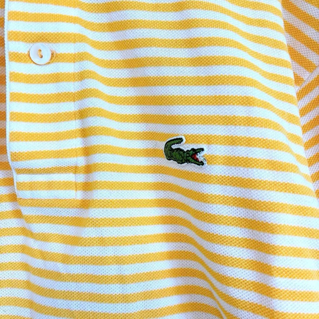 [LACOSTE] Lacoste short-sleeved polo shirt, yellow 3