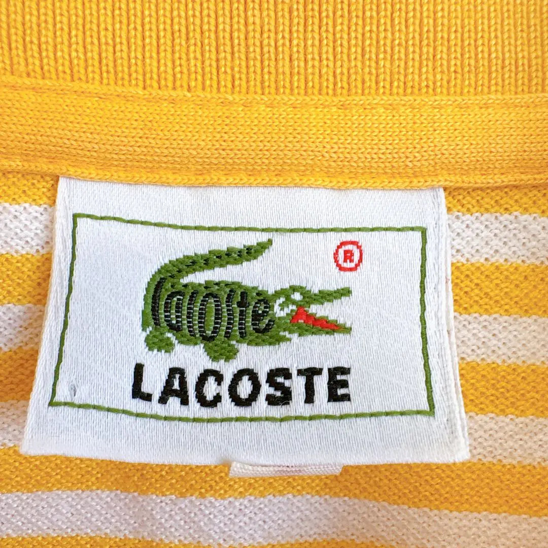 [LACOSTE] Lacoste short-sleeved polo shirt, yellow 3