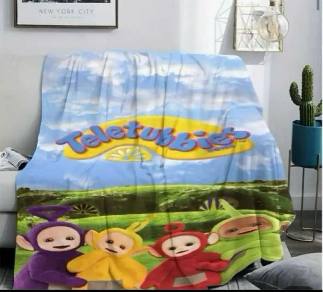 Teletubbies Fleece Blanket Blanket Nursery Kindergarten Nap