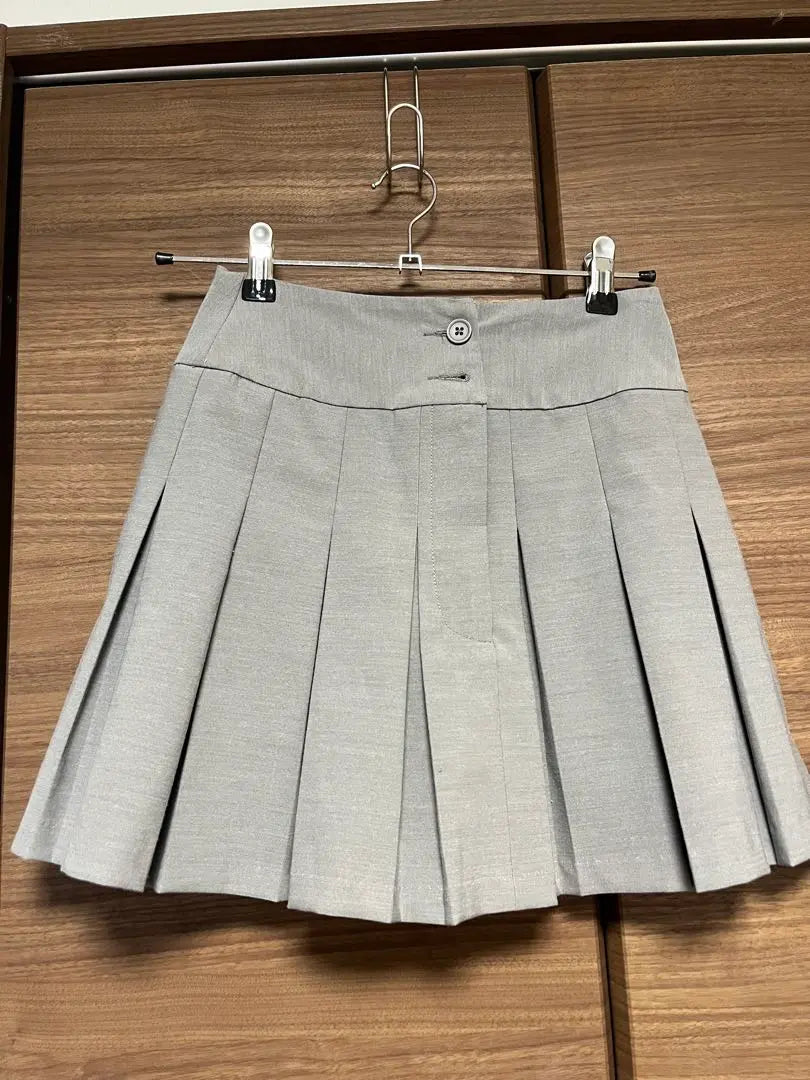 FEKETE Pleated Skirt Gray