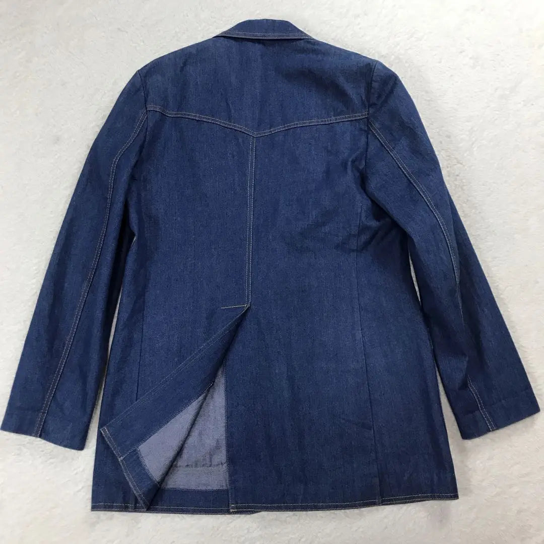 [Rare] Sears Sears tailored jacket made in Hong Kong, cotton and leather L