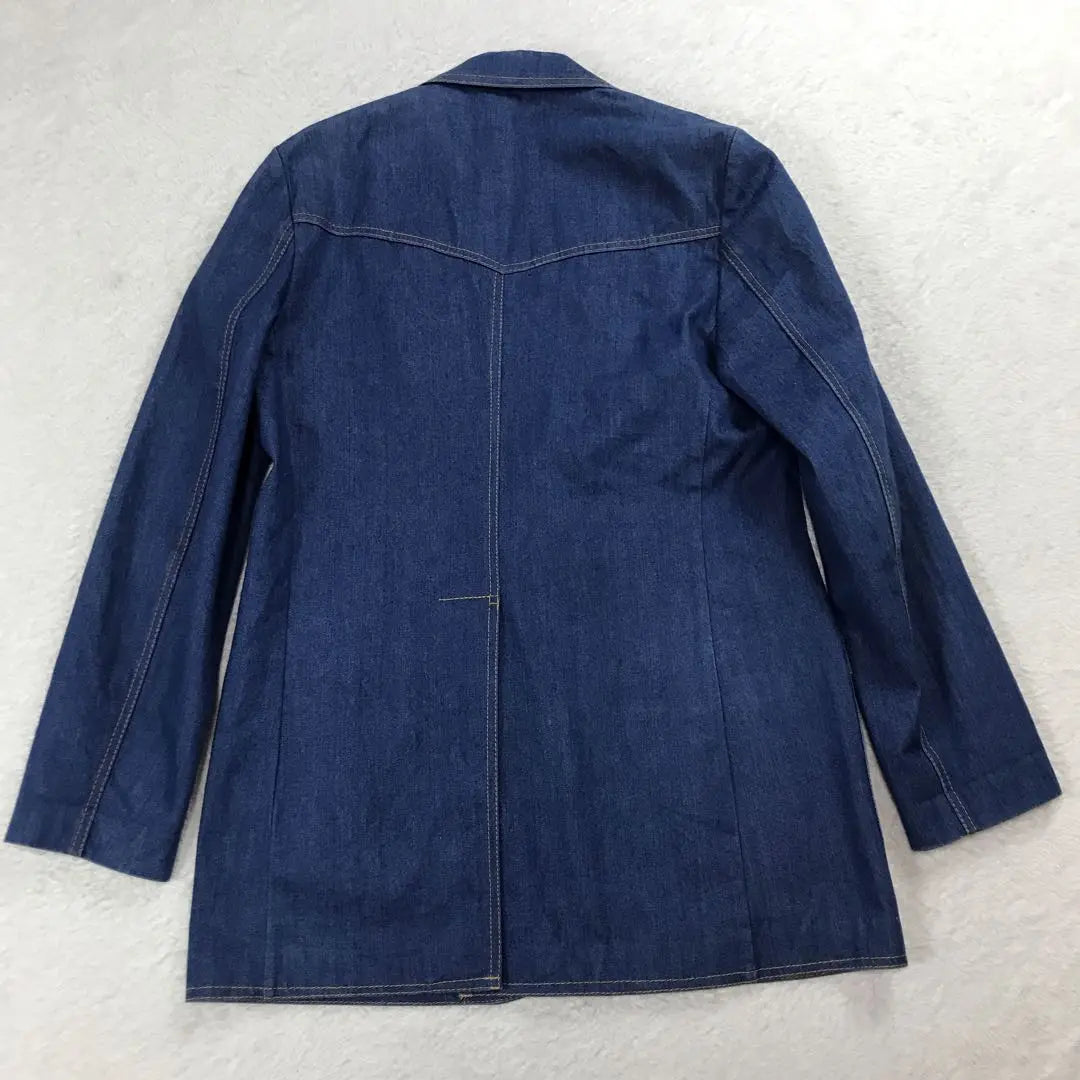 [Rare] Sears Sears tailored jacket made in Hong Kong, cotton and leather L