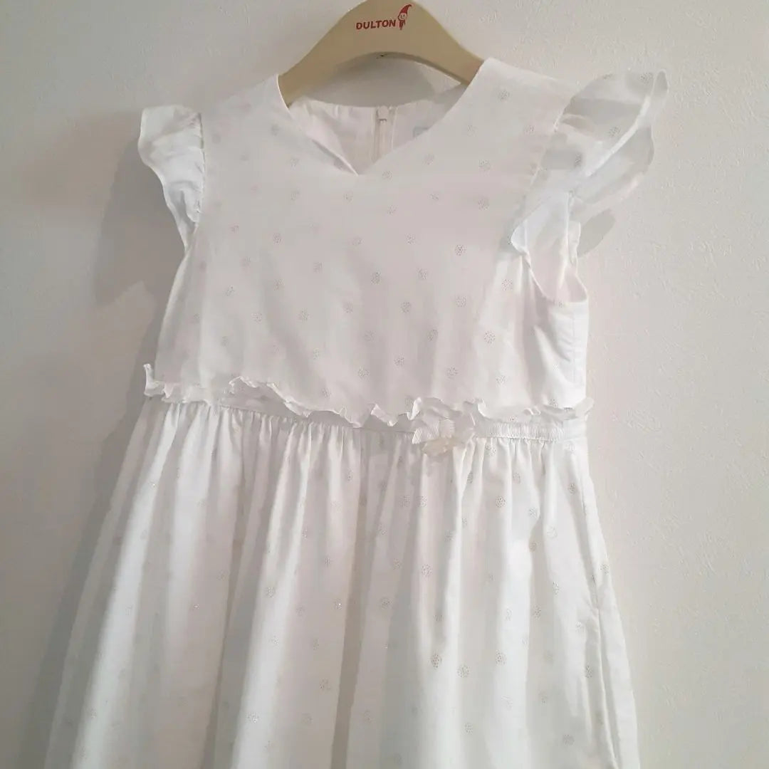 ☆Good condition☆Tartine Chocolat White Dress 140