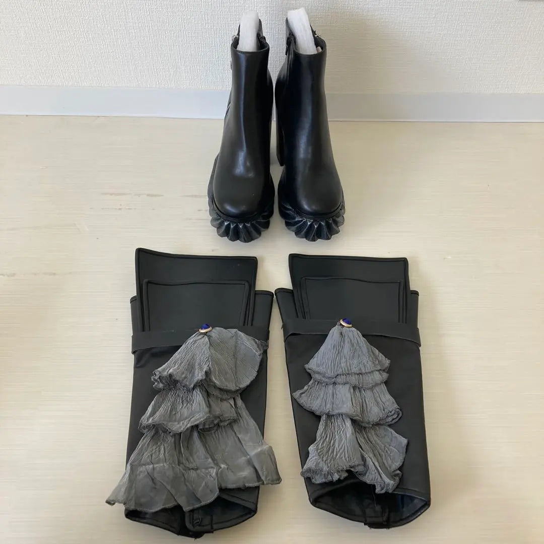 FF14 Gaia Conjunto completo de trajes + armas + botas, tallas de mujer M a L 124