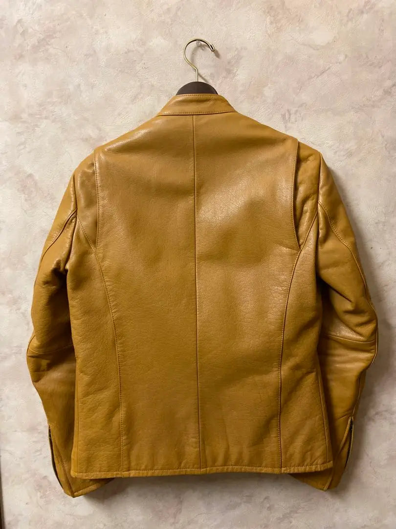 Leather single rider jacket M