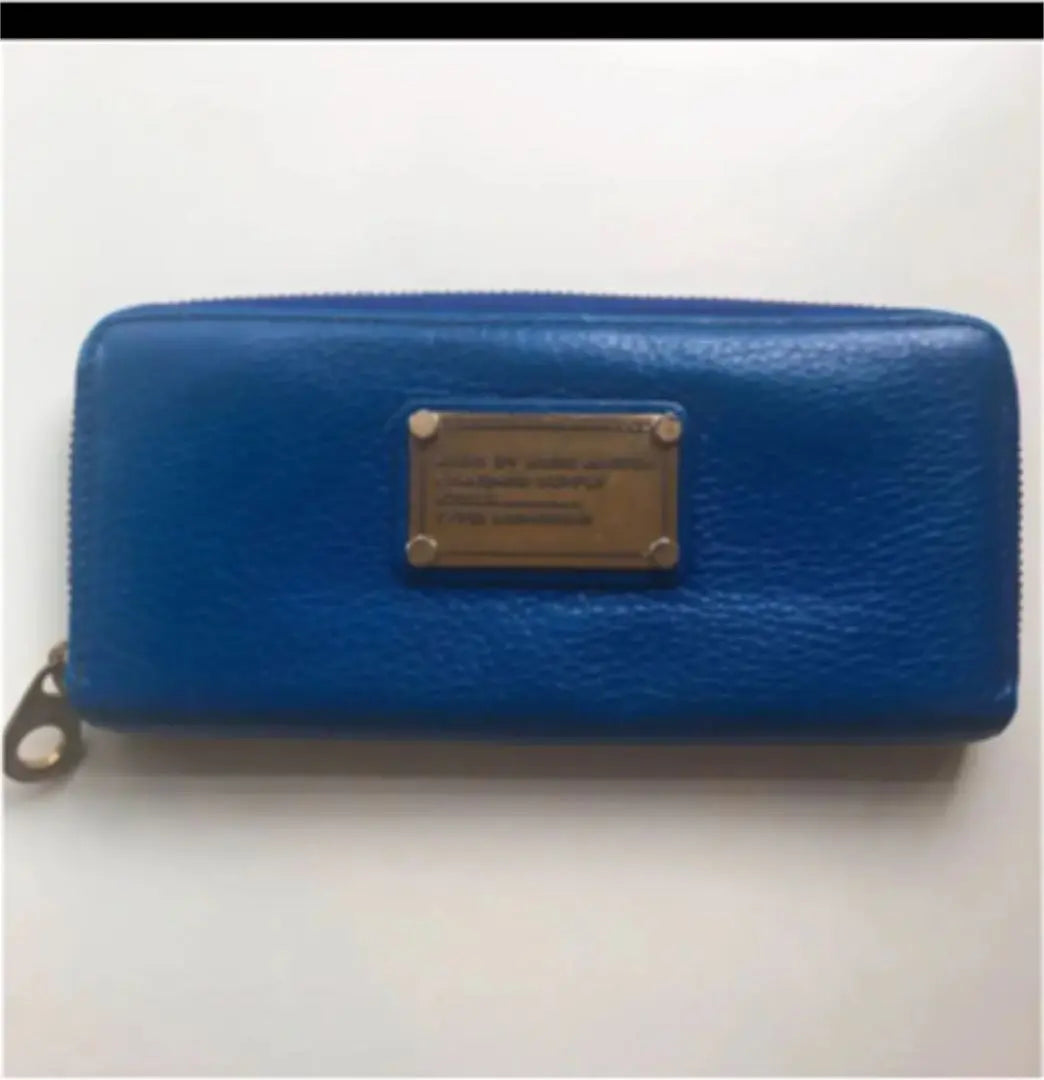 [Reducción de precio] Cartera larga azul Marc Jacobs