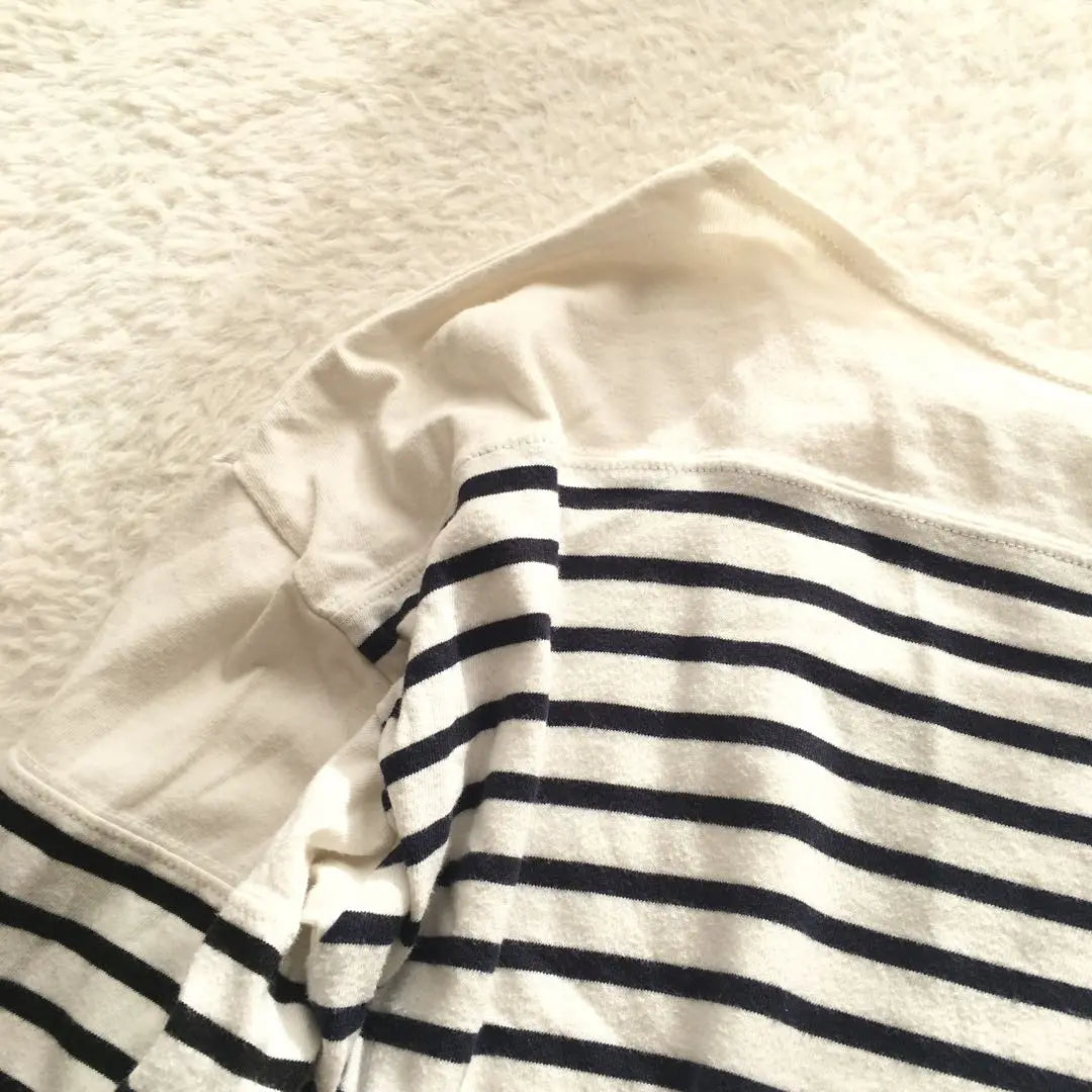 [Yare University] Cut and sew striped tops, striped, crazy, 100 cotton