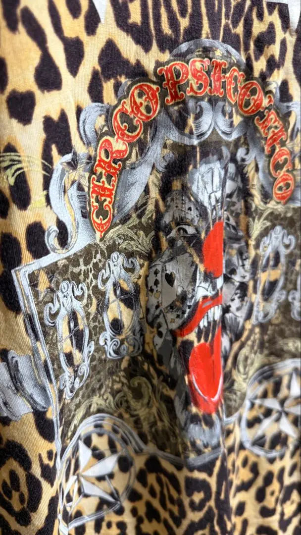 Camiseta de payaso con estampado de leopardo de GIVENCHY