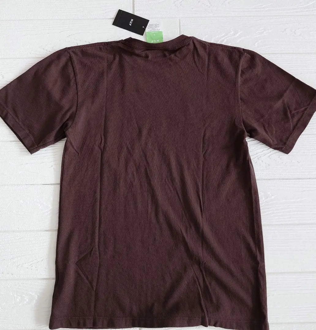 HUF / S/S Brown T-shirt S size