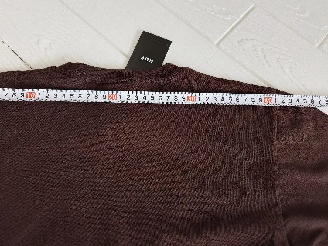 HUF / S/S Brown T-shirt S size