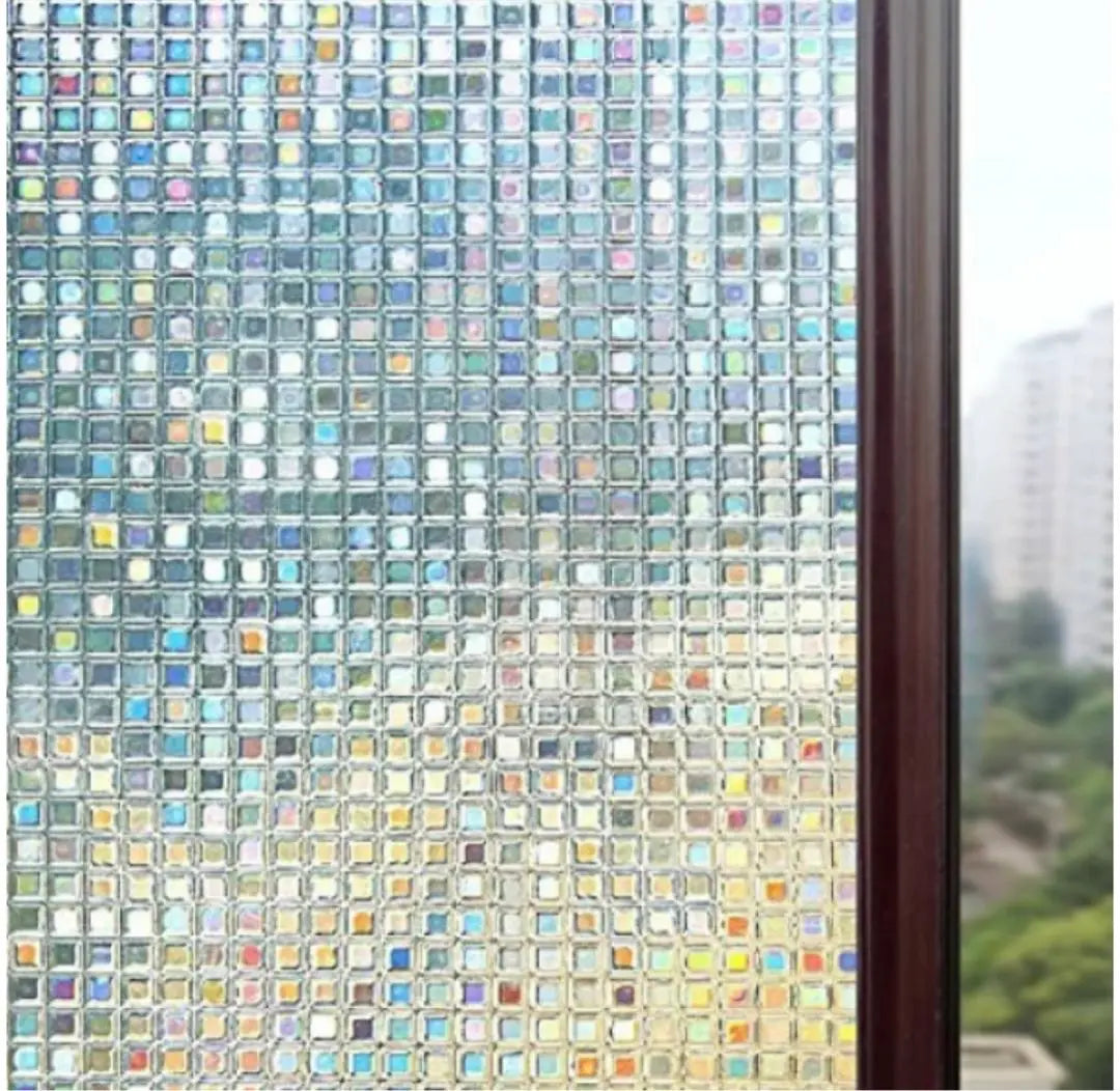 [New] Window glass privacy film ♡ Mosaic (45cm x 200cm) x 2 bottles SET