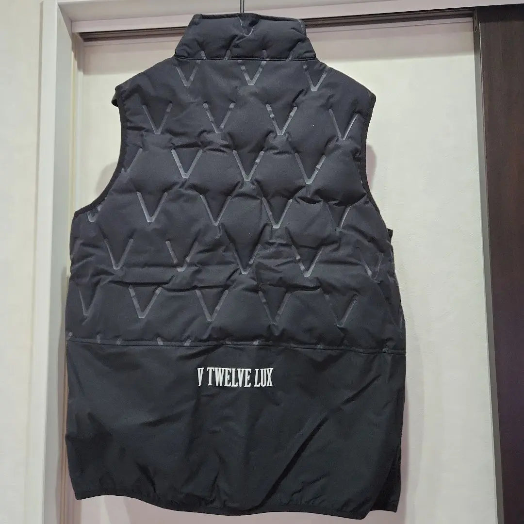 V TWELVE LUX Black Down Vest