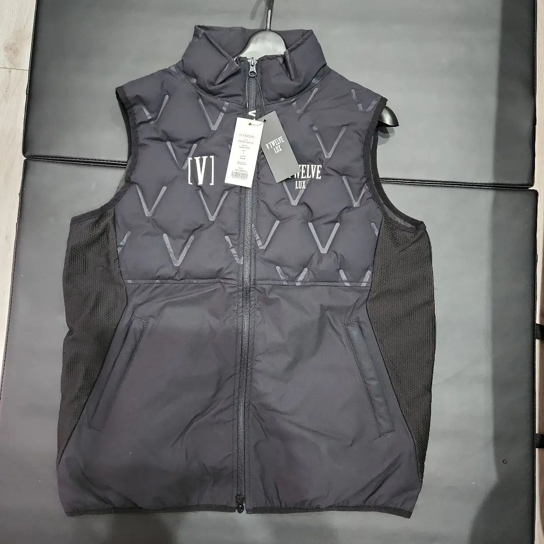 V TWELVE LUX Black Down Vest