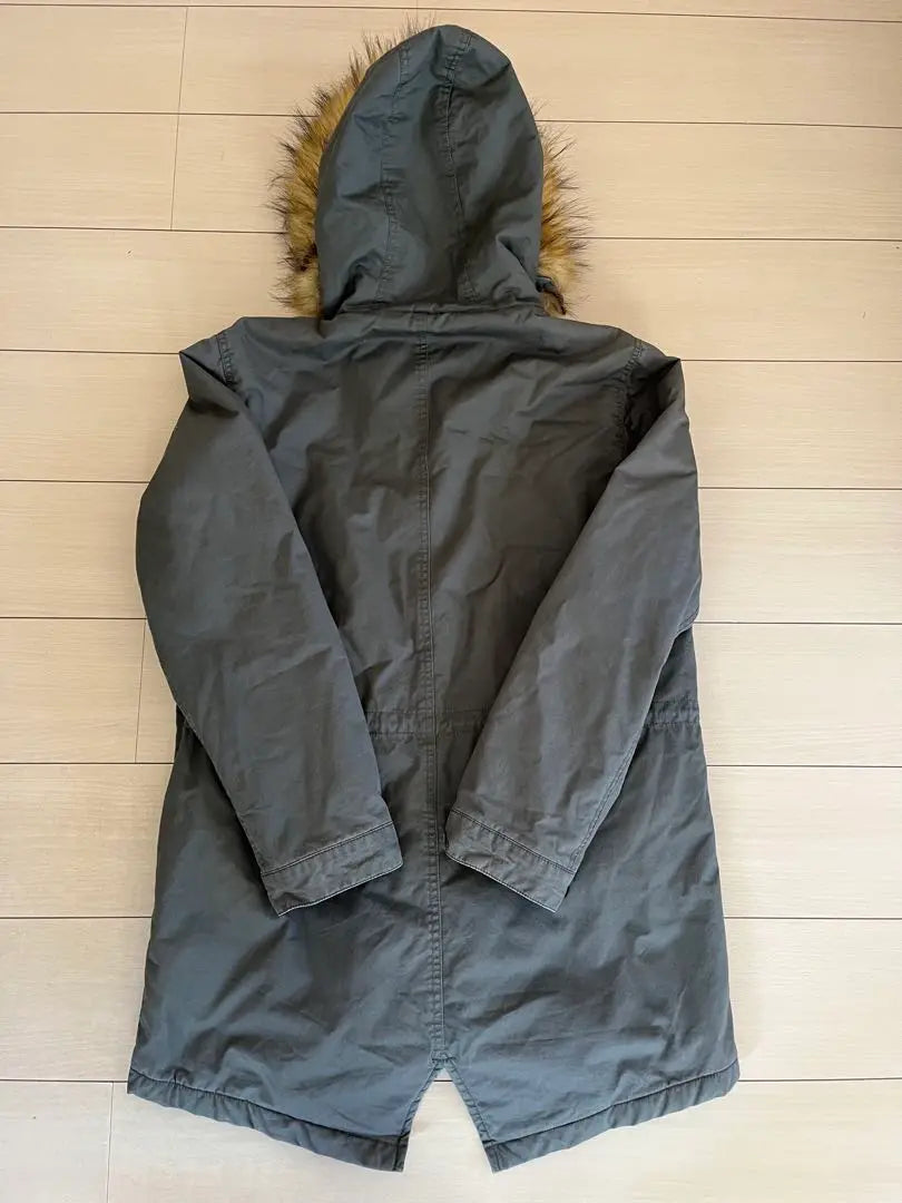 BACK NUMBER Fur Mod Coat, Size L