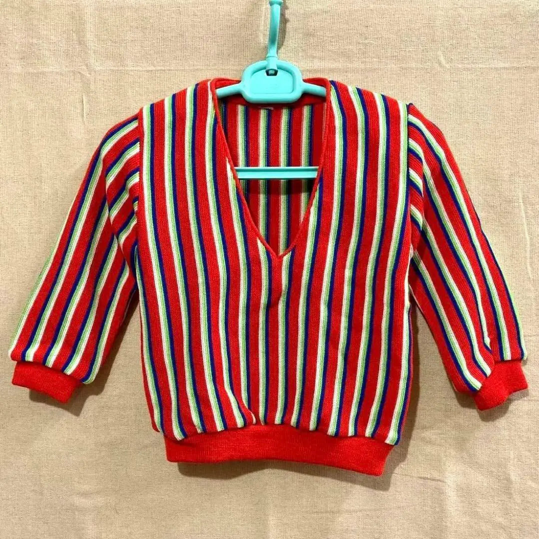 Vintage striped top for kids, age 2, old kids | 子供用ビンテージ ストライプ トップス 2歳くらい キッズ古着