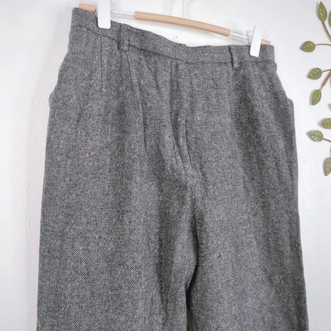 ✨️ Winter sale ✨️ [Reporte] Pants size 13 Gray Herringbone made in Japan | ✨️冬物セール✨️【レポルテ】パンツ　サイズ13　グレー　ヘリンボーン　日本製