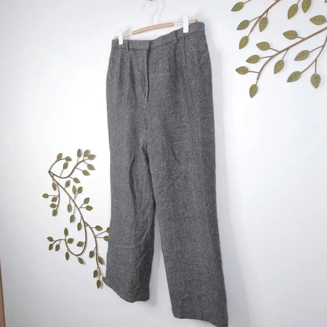 ✨️ Winter sale ✨️ [Reporte] Pants size 13 Gray Herringbone made in Japan | ✨️冬物セール✨️【レポルテ】パンツ　サイズ13　グレー　ヘリンボーン　日本製