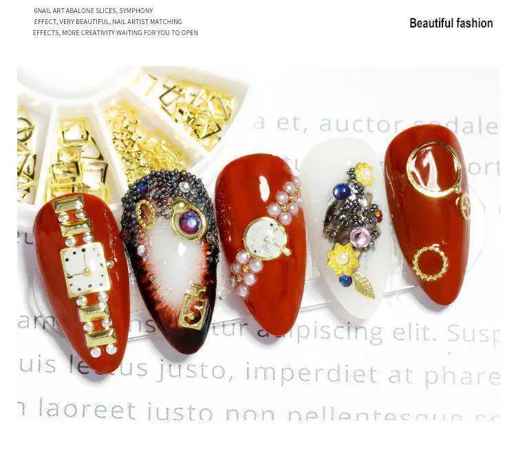 Nail parts Heart set Heart Handmade Gel nails Decoration parts