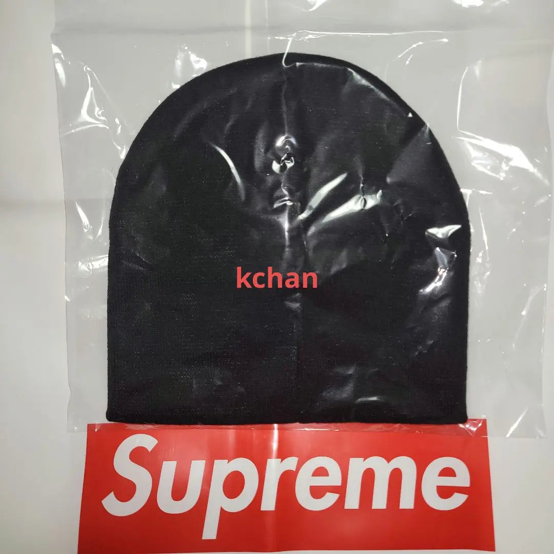 Supreme Cross Cuffless Beanie 黒 Thrasher