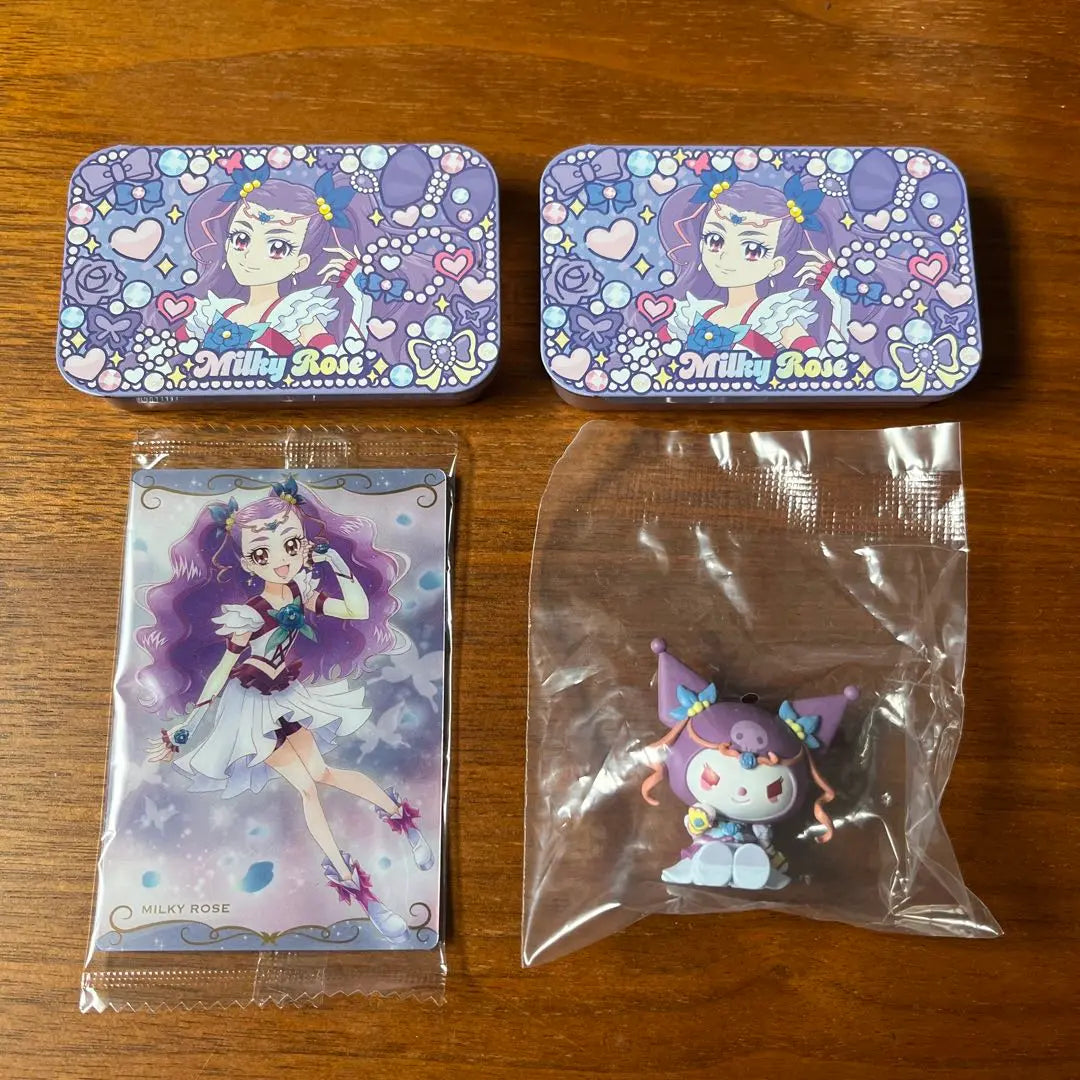 Milky Rose Slat Kyan, Cards, Figure Set