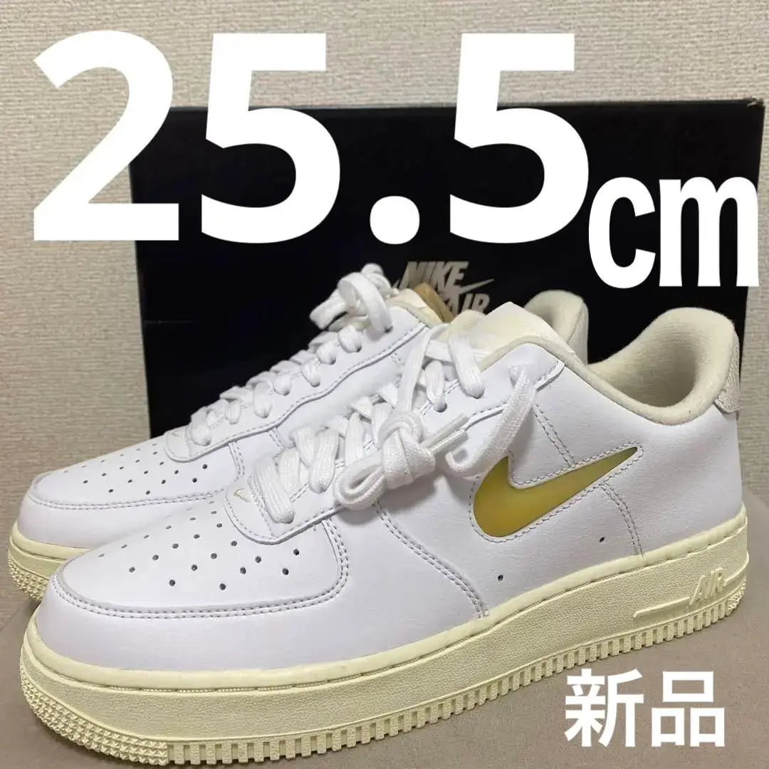 Brand new, unused, 26cm, Air Force 1 Jewel Swash, Pale Vanilla