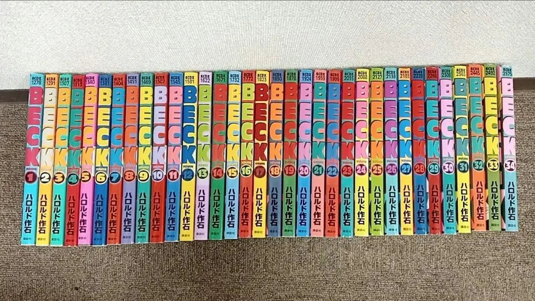 BECK 1-34 Complete volumes by Harold Sakuishi