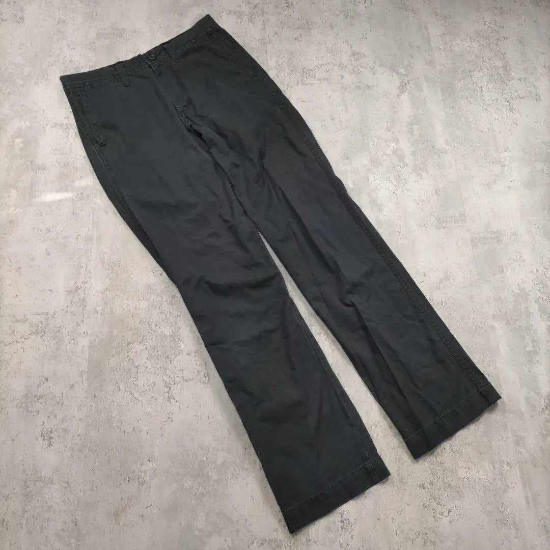 Uniqlo Black Pants Plain Simple No Stretch Pants