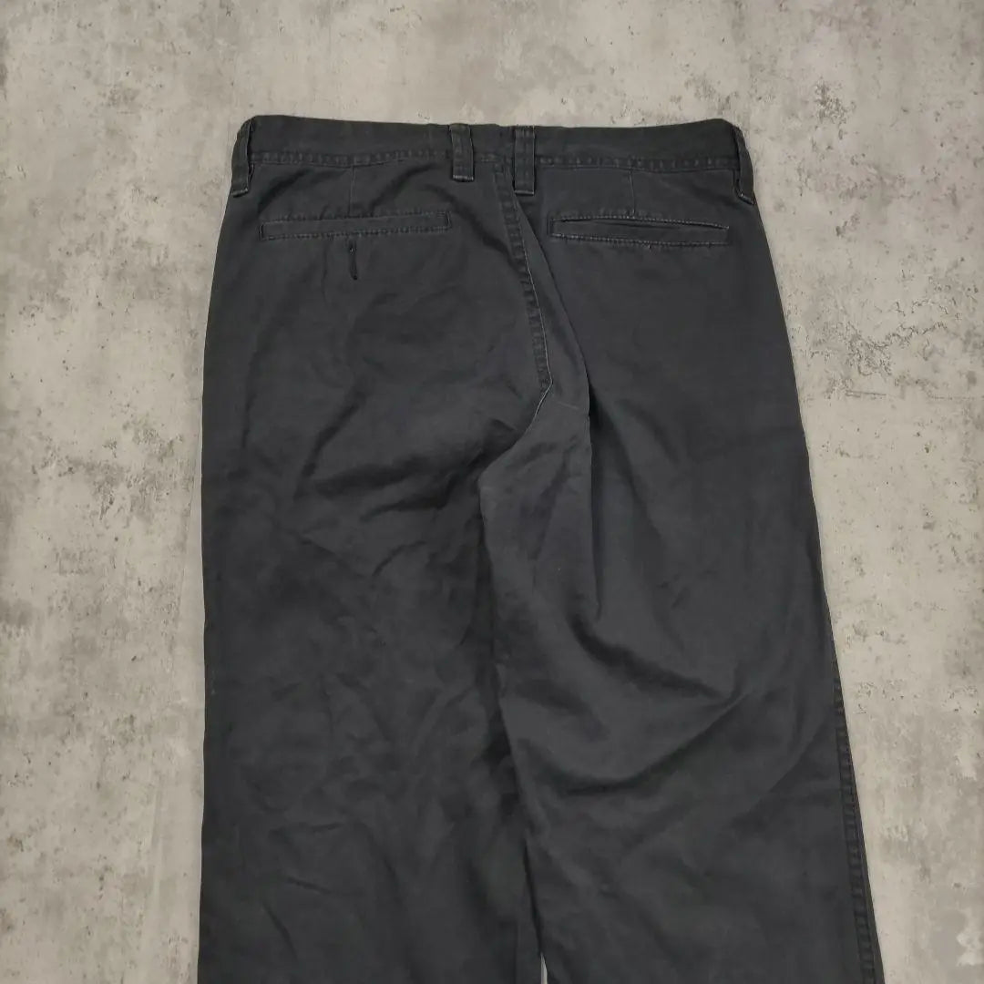 Uniqlo Black Pants Plain Simple No Stretch Pants